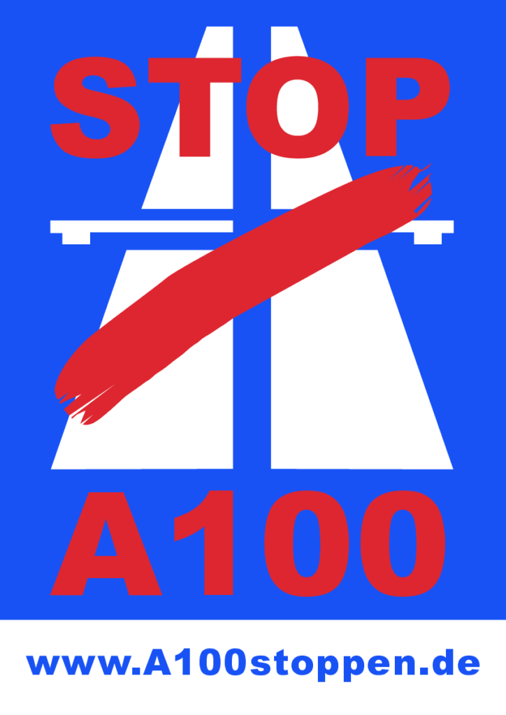Logo vom Aktionsbündnis A100 stoppen!